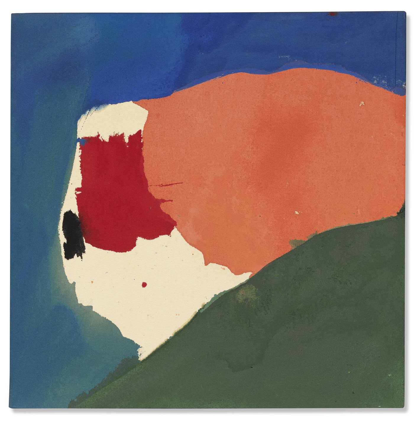 Acrylique sur toile, école américaine, vers 1970